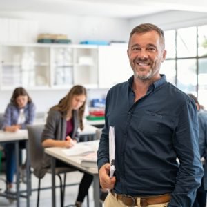 trabajando como profesor